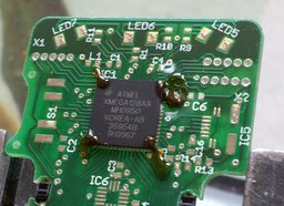 MLF soldering
