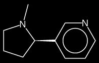 chemický vzorec nikotinu